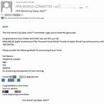 fifa world cup lottery scam